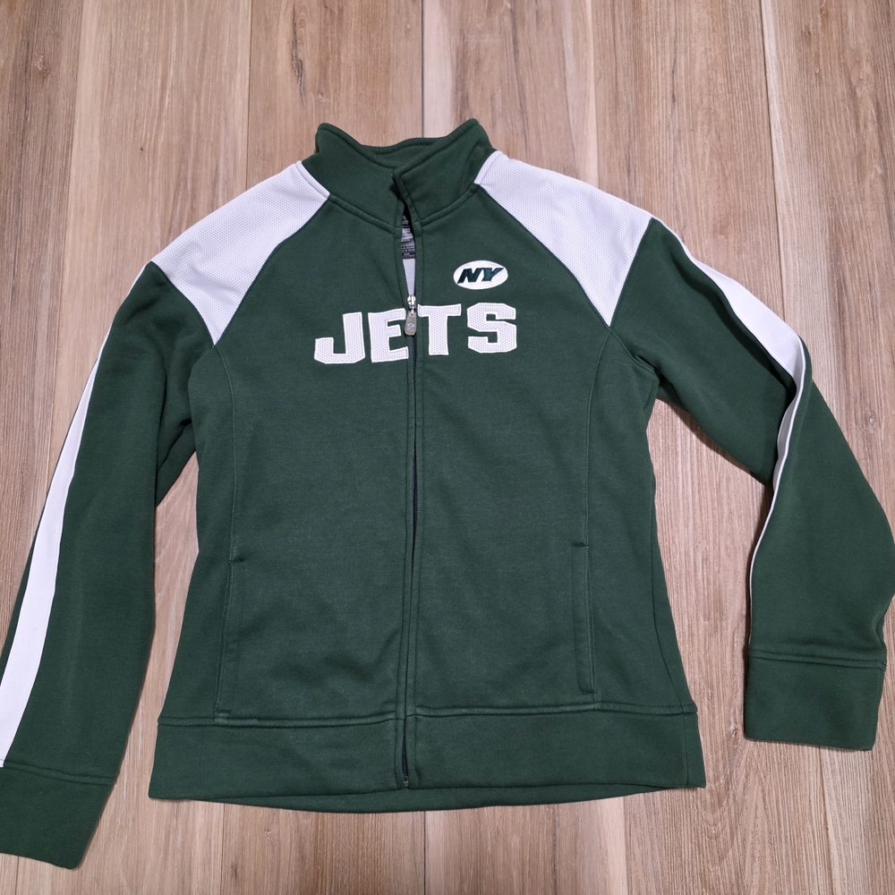 NFL Green and White Jets Sweatshirt